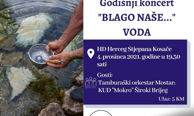 HKUD Rodoč organizuje koncert „Blago naše...“ 